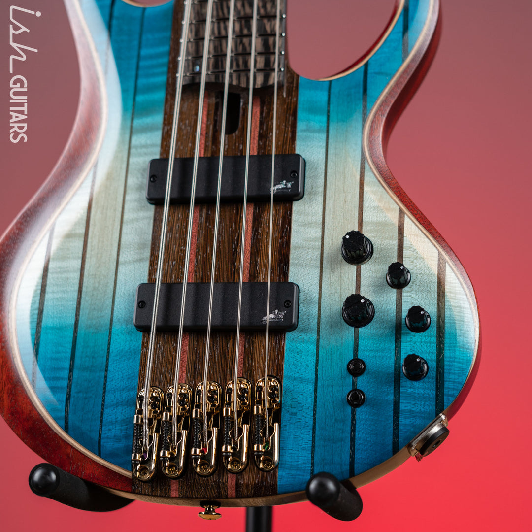 Ibanez BTB1935 Premium 5-String Bass Caribbean Islet Low Gloss Demo