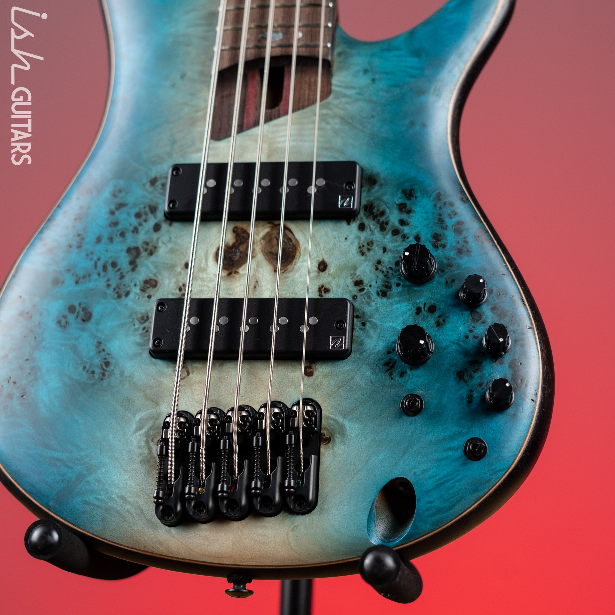Ibanez Premium SR1605B 5-String Bass Caribbean Shoreline Flat