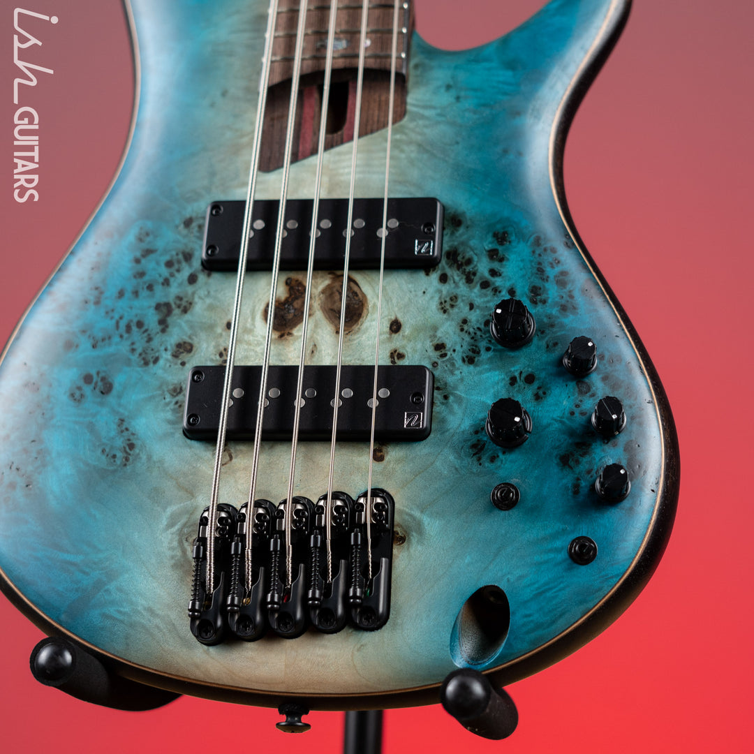 Ibanez Premium SR1605B 5-String Bass Caribbean Shoreline Flat