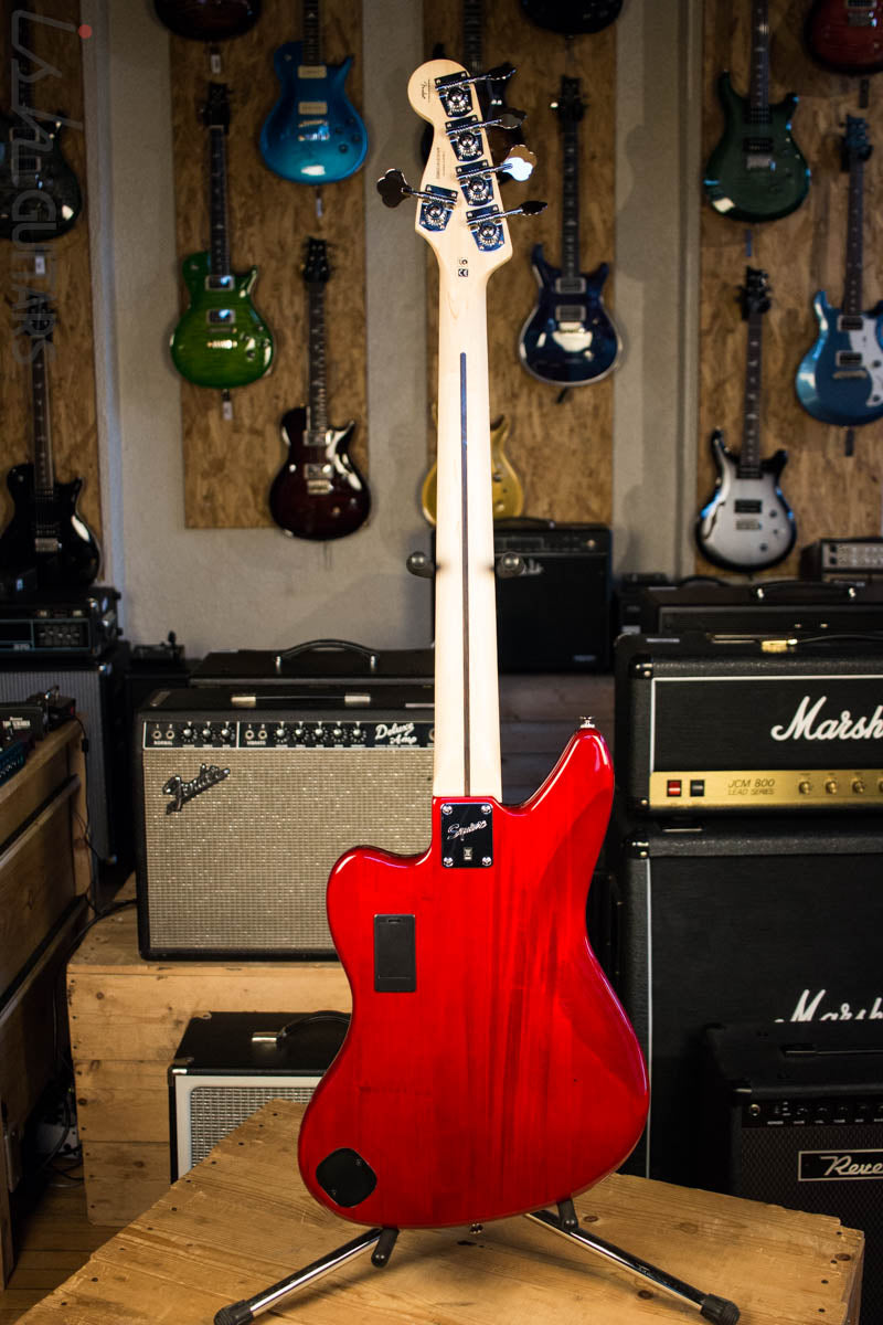 Squier Vintage Modified Jaguar V Special Red Electric Bass