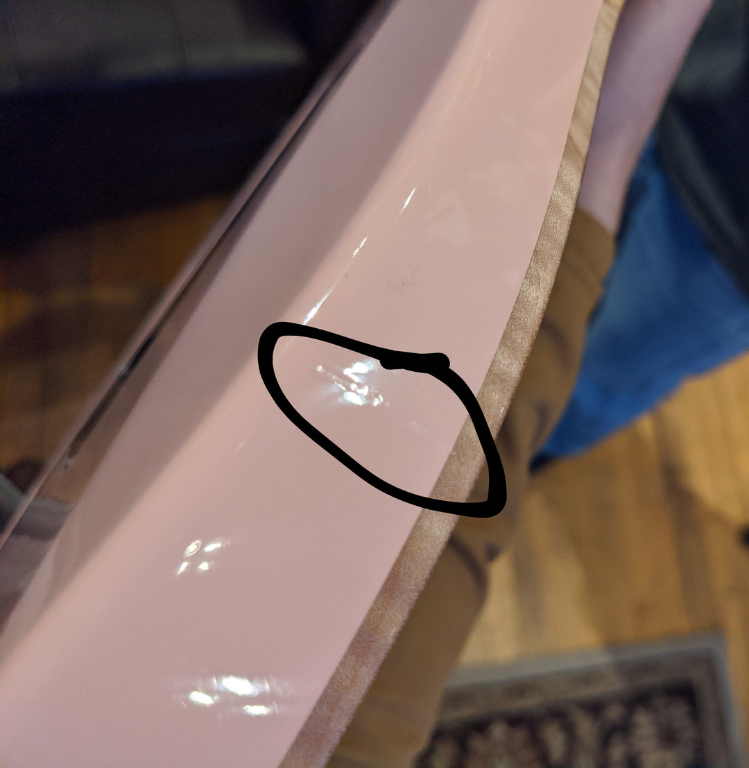 B-Stock 2019 PRS Wood Library Special 22 Semi-Hollow Opaque Grandma Hannon Pink