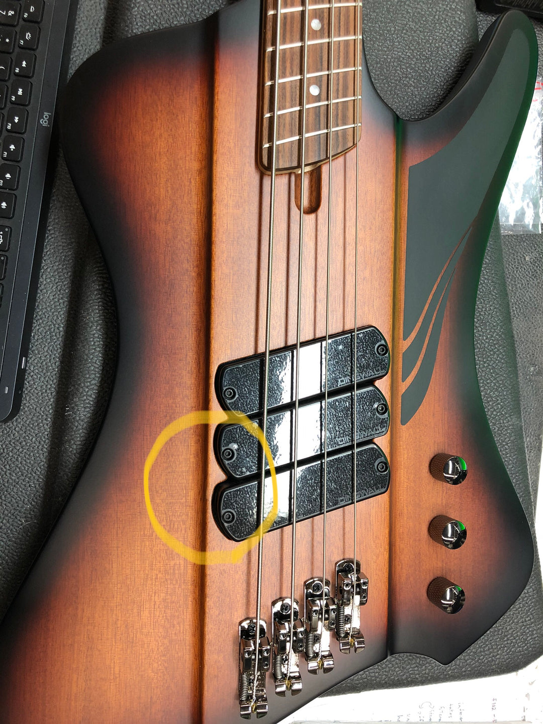 Dingwall D-Roc Standard 4-String Bass Matte Vintageburst B-Stock