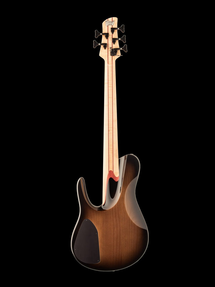 NAMM 2018 Fodera Imperial MG 5 String Elite Black Burst Bass Guitar