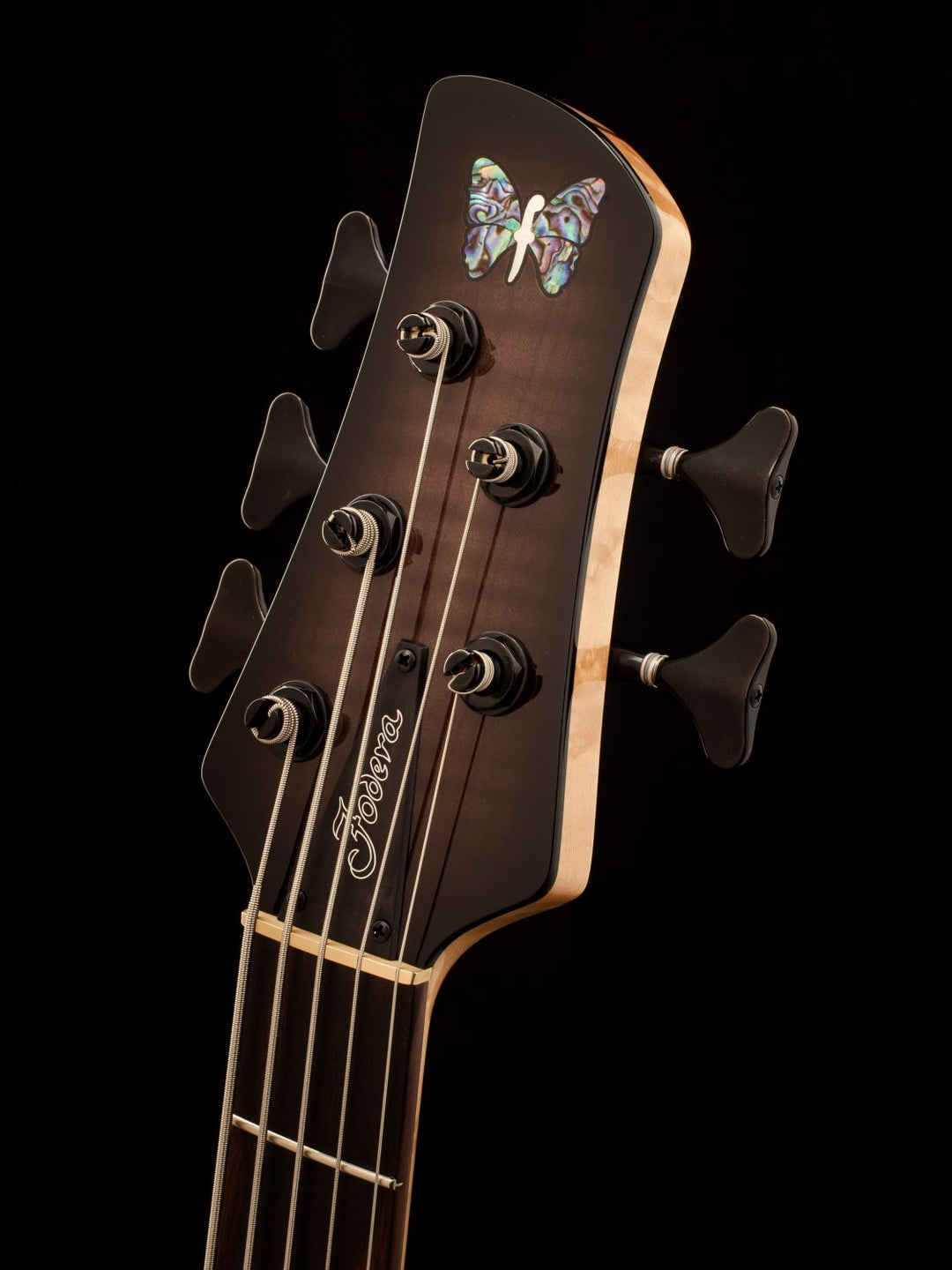 NAMM 2018 Fodera Imperial MG 5 String Elite Black Burst Bass Guitar