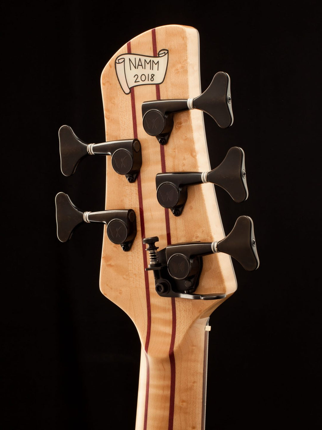 NAMM 2018 Fodera Imperial MG 5 String Elite Black Burst Bass Guitar