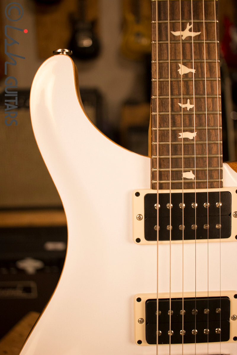 PRS Paul Reed Smith CE24 CUSTOM Color Pearl White Natural Back