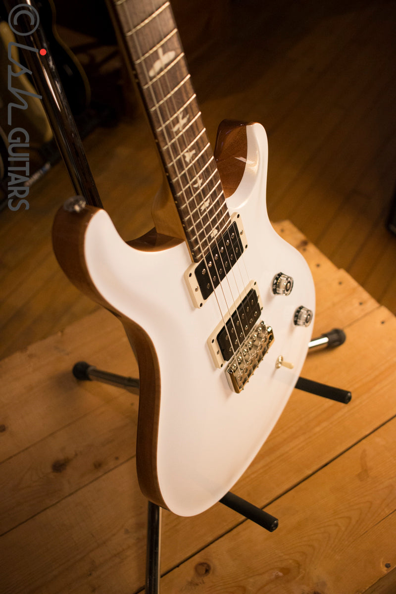 PRS Paul Reed Smith CE24 CUSTOM Color Pearl White Natural Back