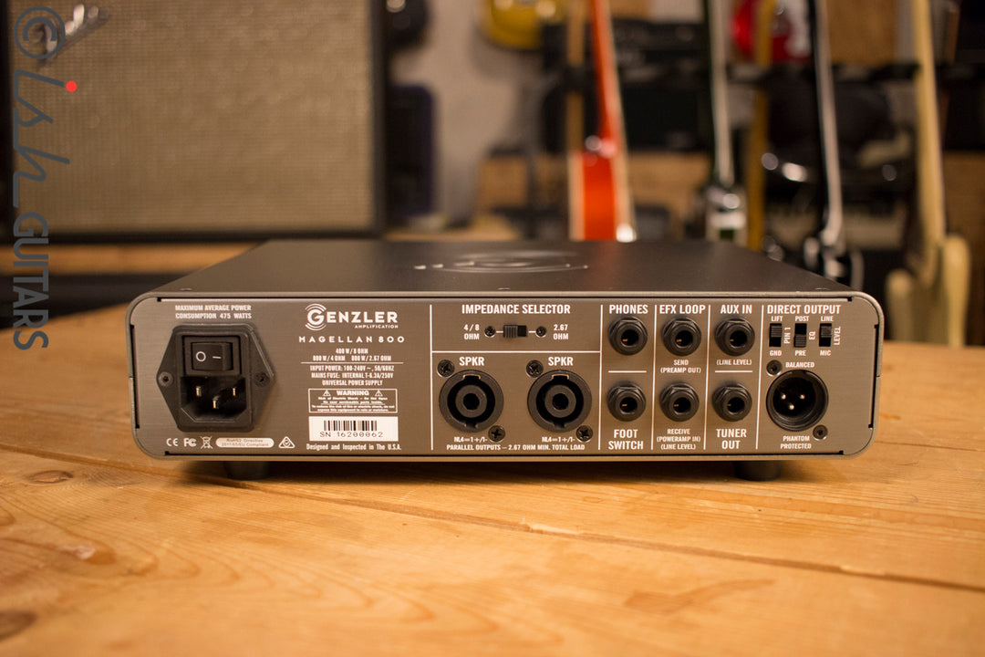 Genzler Amplification Magellan 800 Bass Head Silver