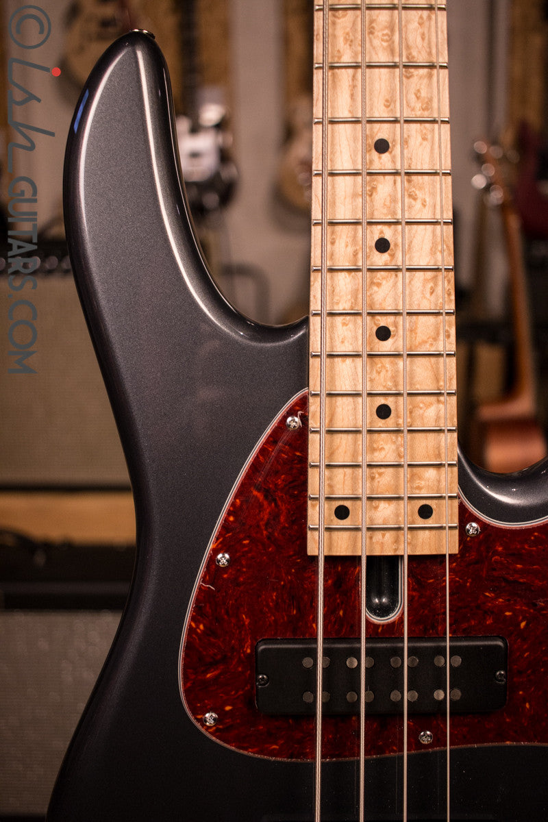 Fodera Monarch Standard Classic 4 Charcoal Frost Metallic