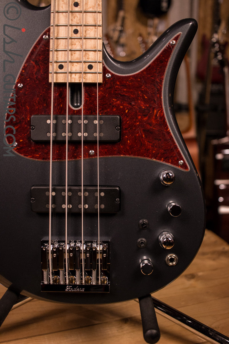 Fodera Monarch Standard Classic 4 Charcoal Frost Metallic