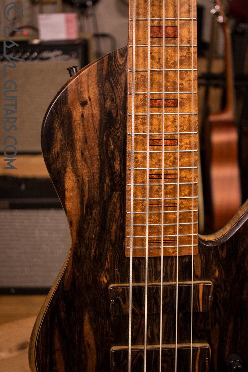 NAMM 2017 Fodera Macassar Ebony Emperor II 5 Elite
