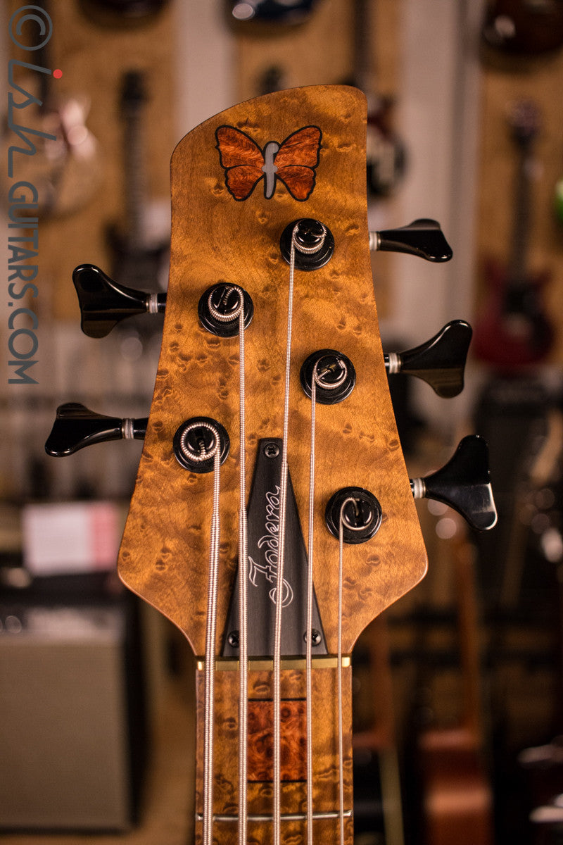 NAMM 2017 Fodera Macassar Ebony Emperor II 5 Elite