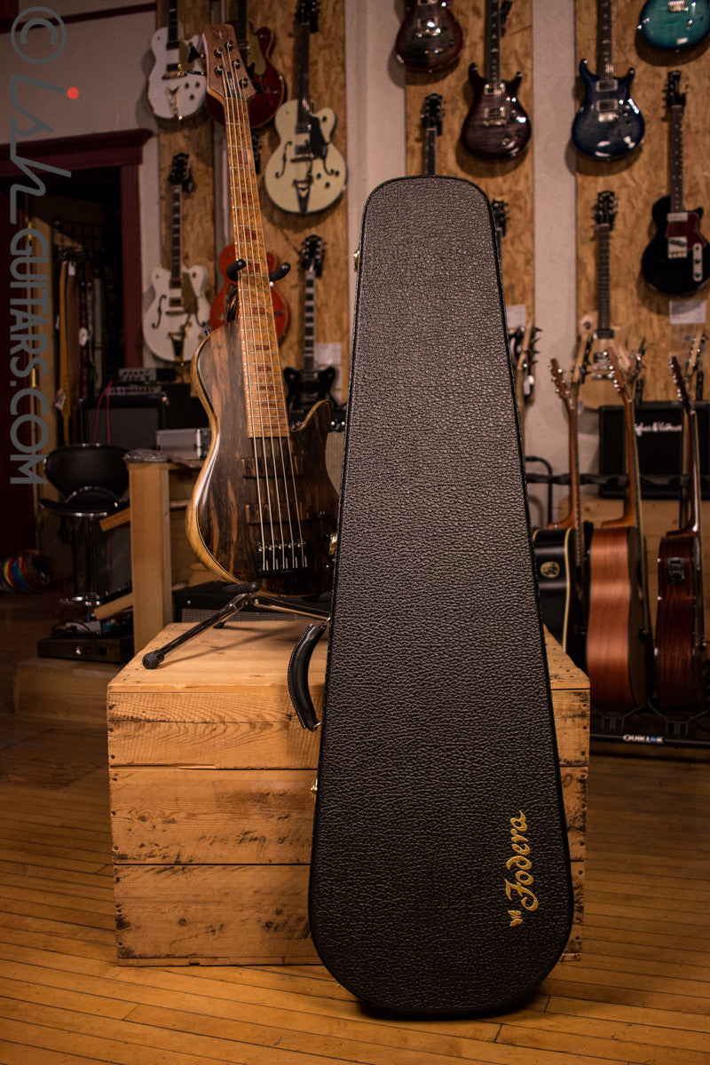 NAMM 2017 Fodera Macassar Ebony Emperor II 5 Elite