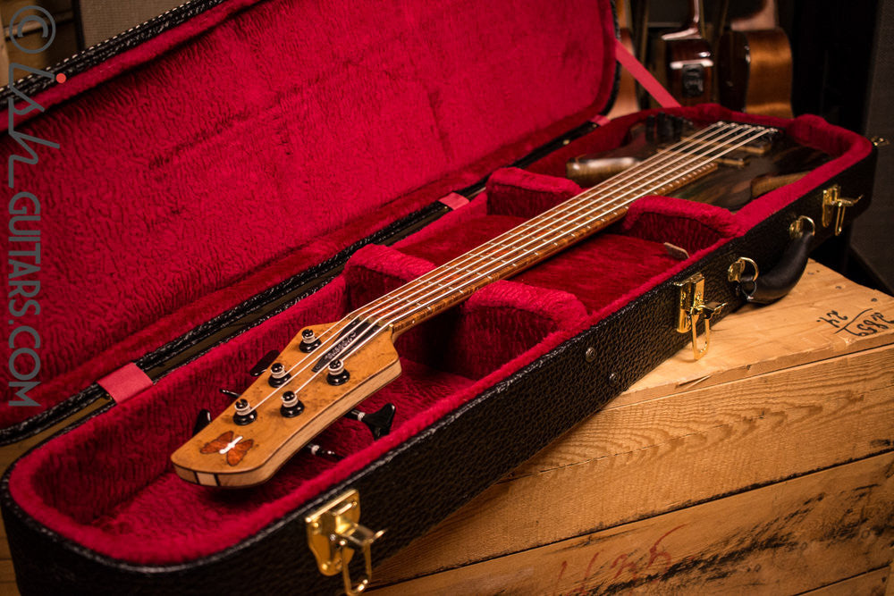 NAMM 2017 Fodera Macassar Ebony Emperor II 5 Elite