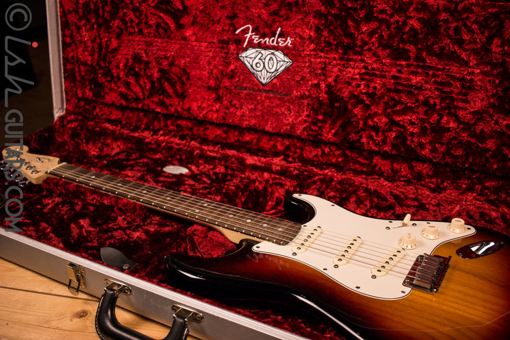 USA Fender 60th Anniversary Diamond Stratocaster Used – Ish Guitars