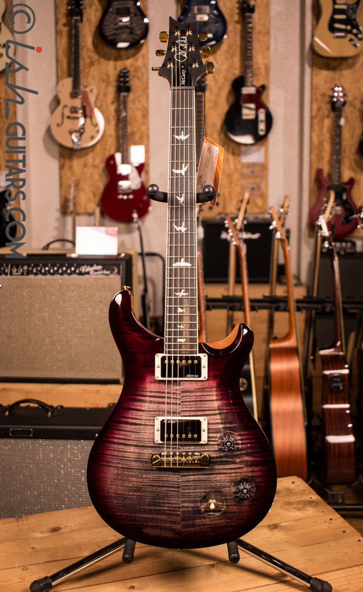 2017 Paul Reed Smith McCarty 10 Top Custom Color Charcoal Purple Burst