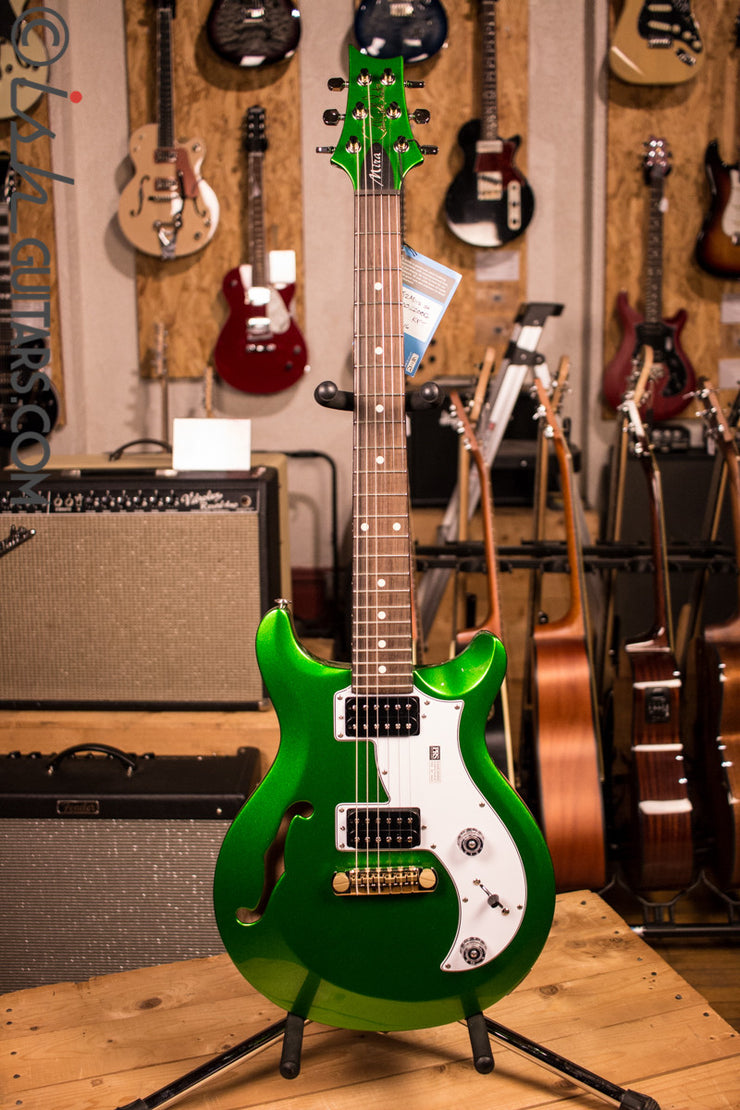 Paul Reed Smith S2 Mira Semi Hollow "Color of the Month" Jewel Lime Metallic