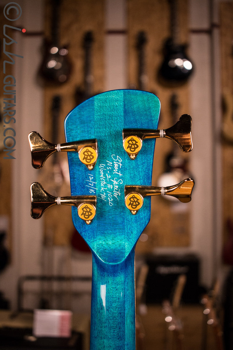 NAMM Spector NS-2 Bahama Blue Gloss Bass Guitar