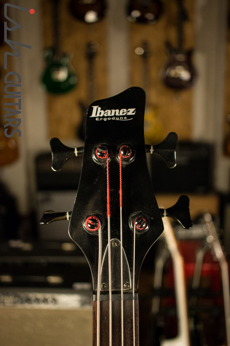 Purple Ibanez Ergodyne Bass – Ish Guitars