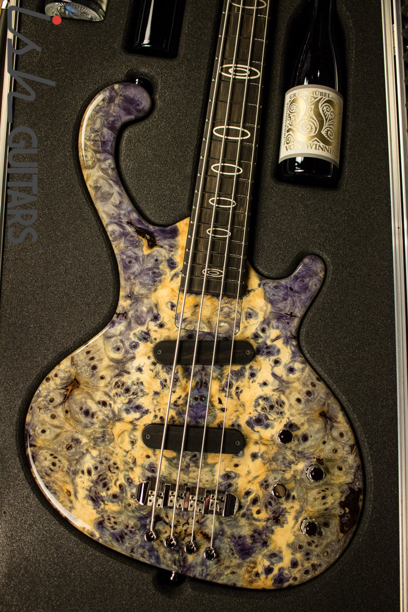 Ritter Roya 4 String 21st Anniversary "Drunken Burl" Bass Guitar