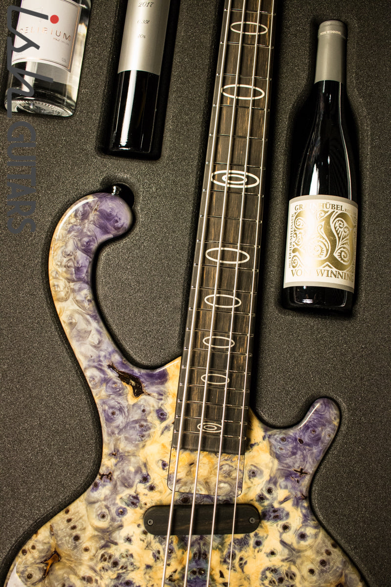 Ritter Roya 4 String 21st Anniversary "Drunken Burl" Bass Guitar