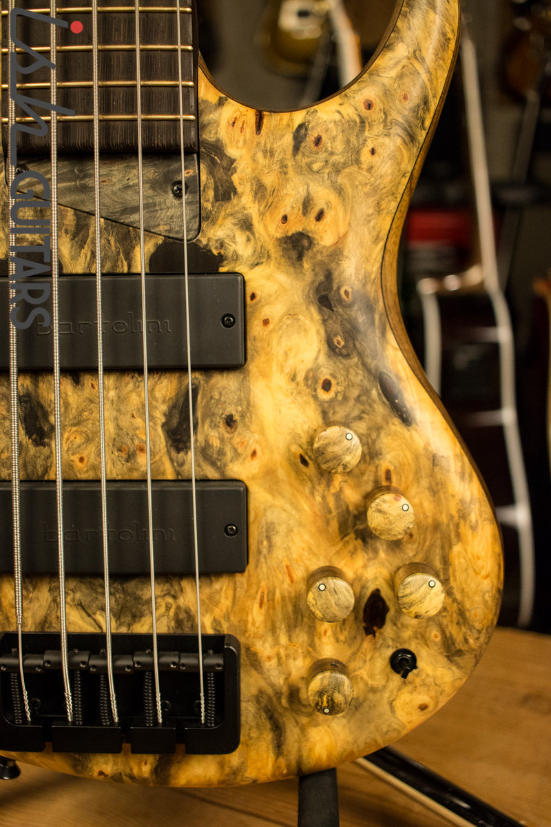 MTD 535-24 Buckeye Burl Bass Guitar