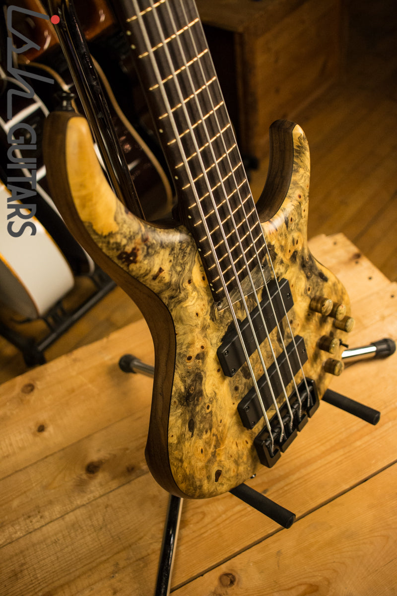 MTD 535-24 Buckeye Burl Bass Guitar