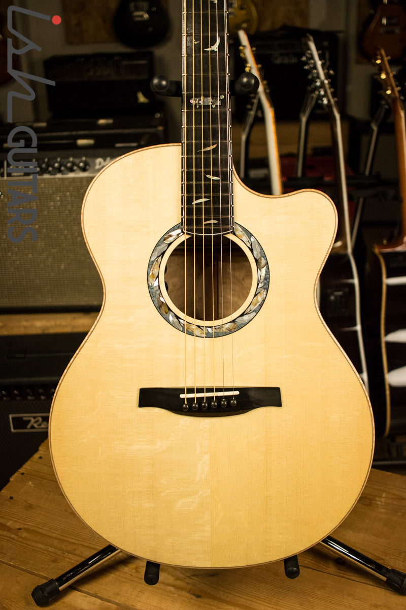 PRS Private Stock Angelus Acoustic Top Natural Blue Nightshade Back