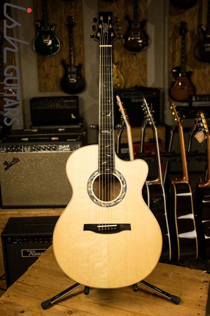 PRS Private Stock Angelus Acoustic Top Natural Blue Nightshade Back