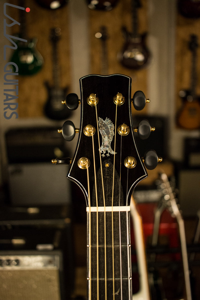 PRS Private Stock Angelus Acoustic Top Natural Blue Nightshade Back