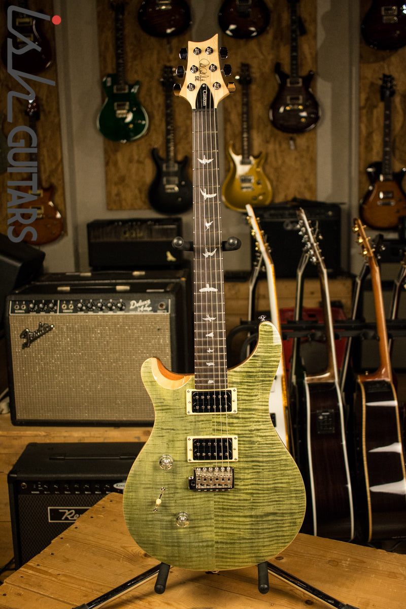 2018 Paul Reed Smith PRS SE Custom 24 Lefty Left Handed - Trampas Green