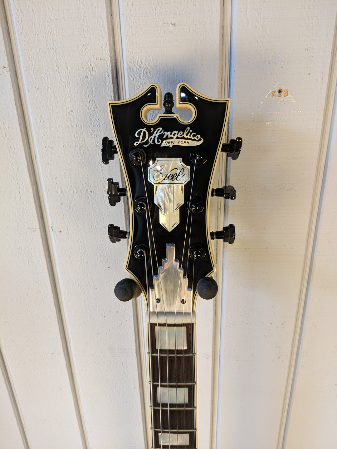 2016 D’Angelico Excel EX-SS Electric Guitar Natural Clear