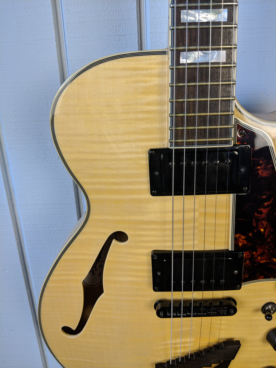 2016 D’Angelico Excel EX-SS Electric Guitar Natural Clear