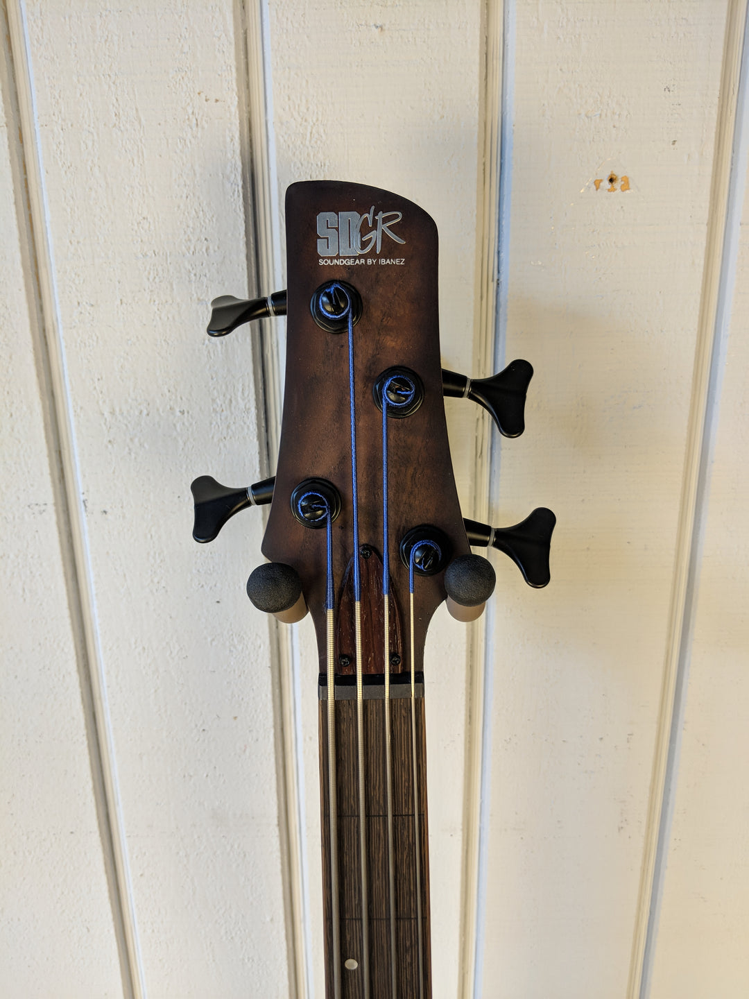 2018 Ibanez SRH500FNNF Fretless Natural Brown Burst Flat