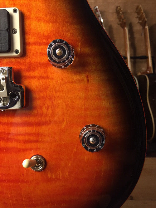 Paul Reed Smith CE24 Orange Burst CUSTOM color Orange Binding Matte Black Neck