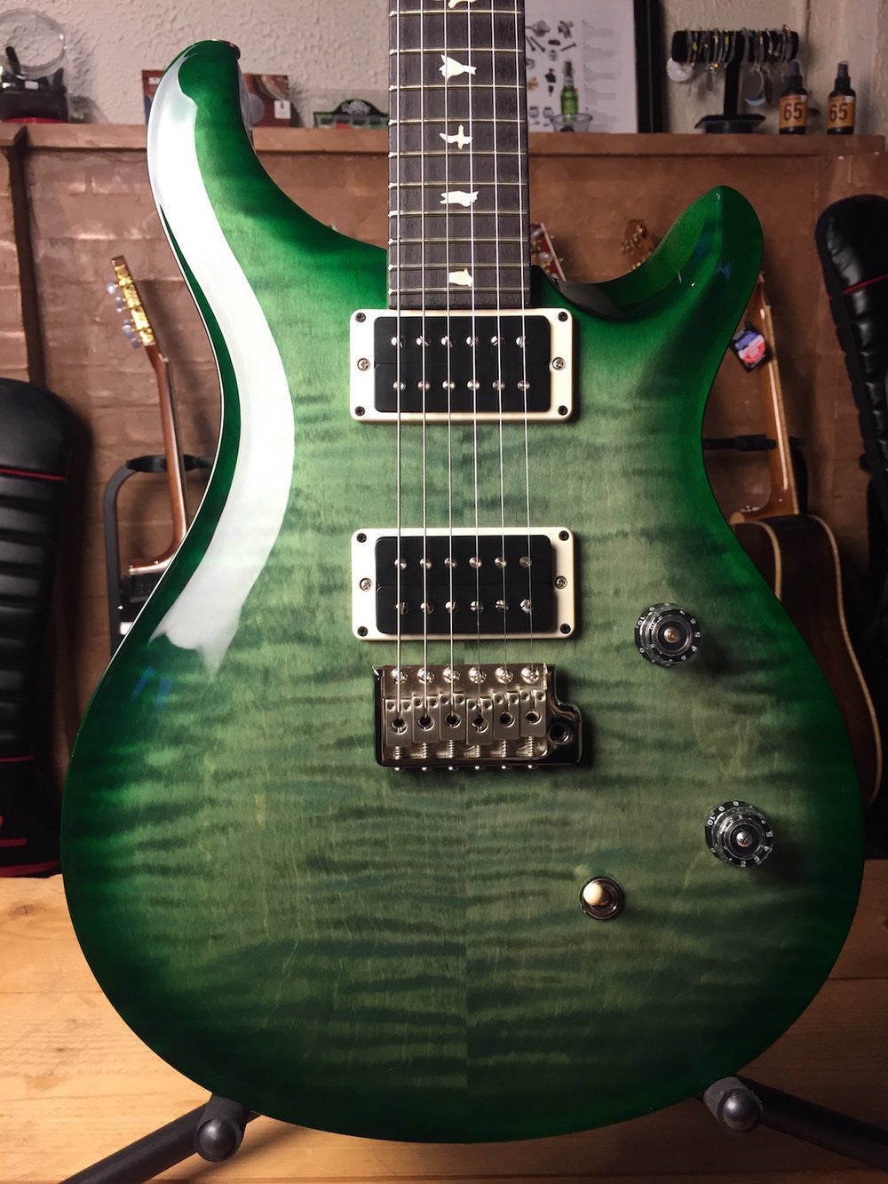 PRS CE24 Custom Color Trampas Green Burst