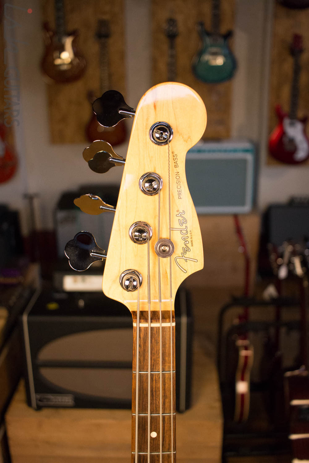 2010 Fender Precision Bass USA Sunburst – Ish Guitars