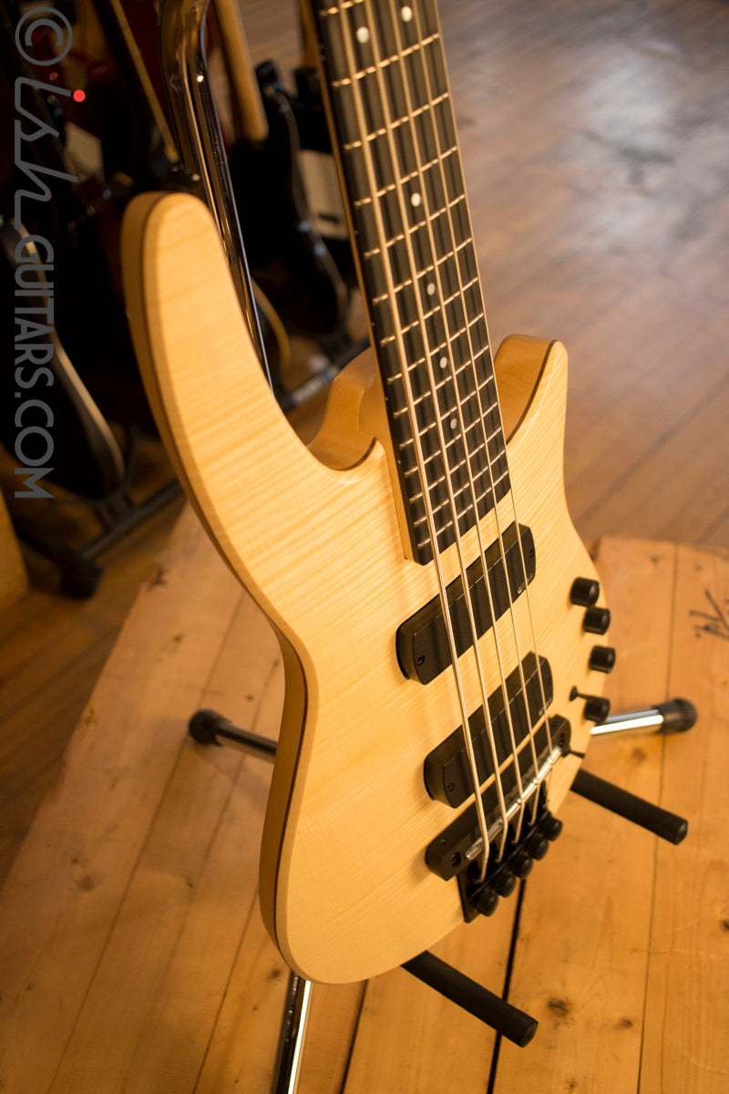 NS Designs CR5 Bass Guitar Natural Satin Fretted Headless
