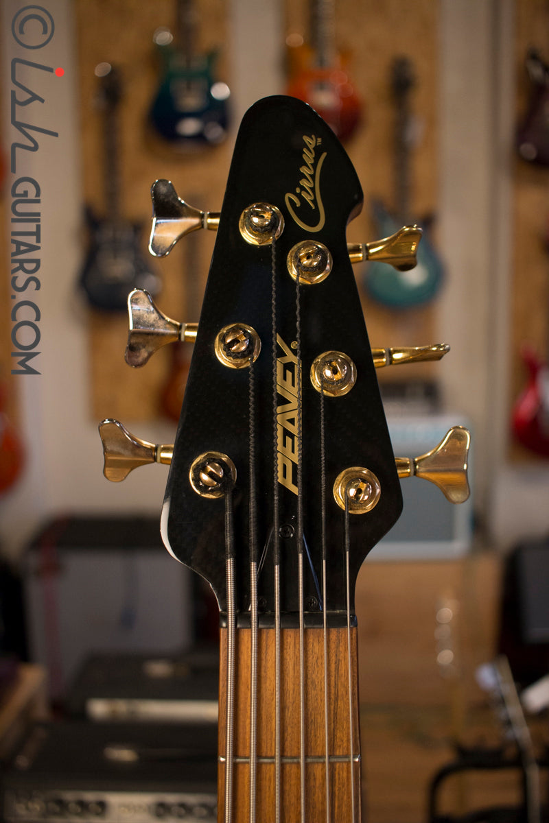 USA Peavey Cirrus 6 String Bass Wenge Top Neck Through 2010