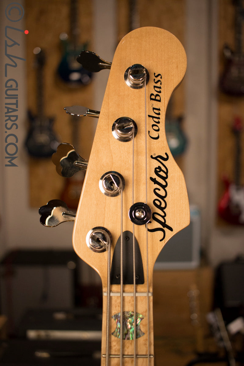 USA Spector Coda Deluxe P Precision Bass Bahama Blue Quilted Maple