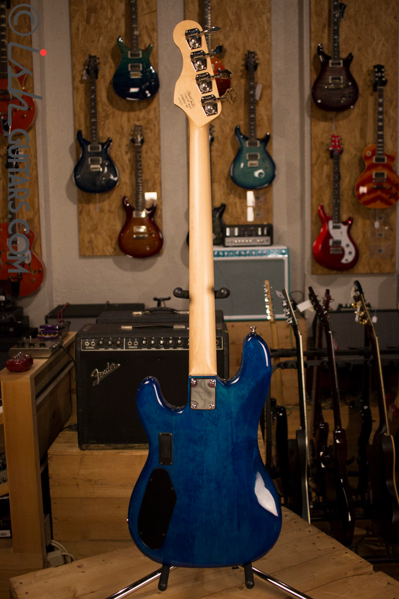 USA Spector Coda Deluxe P Precision Bass Bahama Blue Quilted Maple