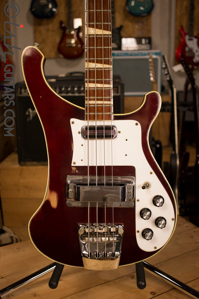 1972 Rickenbacker 4001 RARE Burgundyglo Checker Binding 