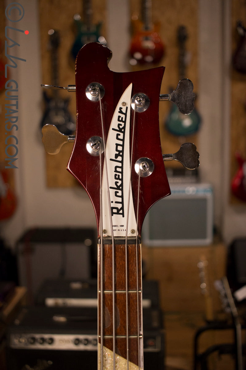 1972 Rickenbacker 4001 RARE Burgundyglo Checker Binding 