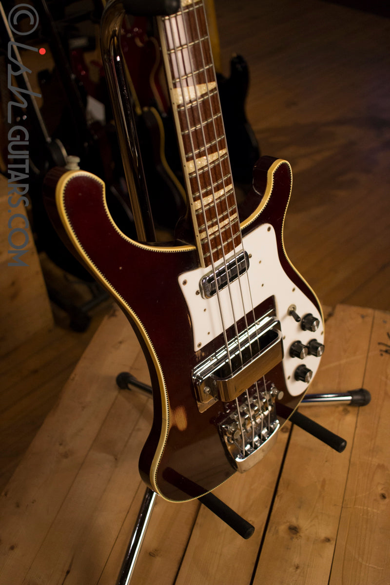 1972 Rickenbacker 4001 RARE Burgundyglo Checker Binding 