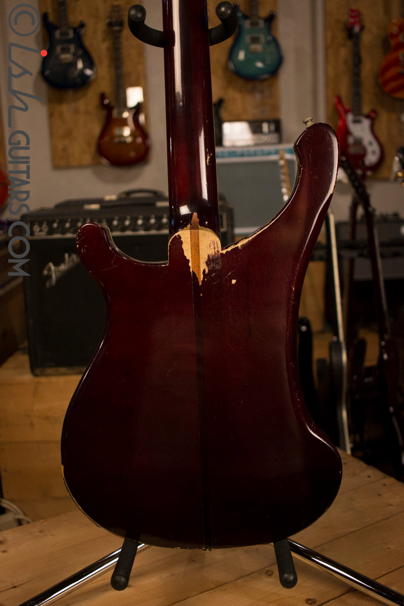 1972 Rickenbacker 4001 RARE Burgundyglo Checker Binding 