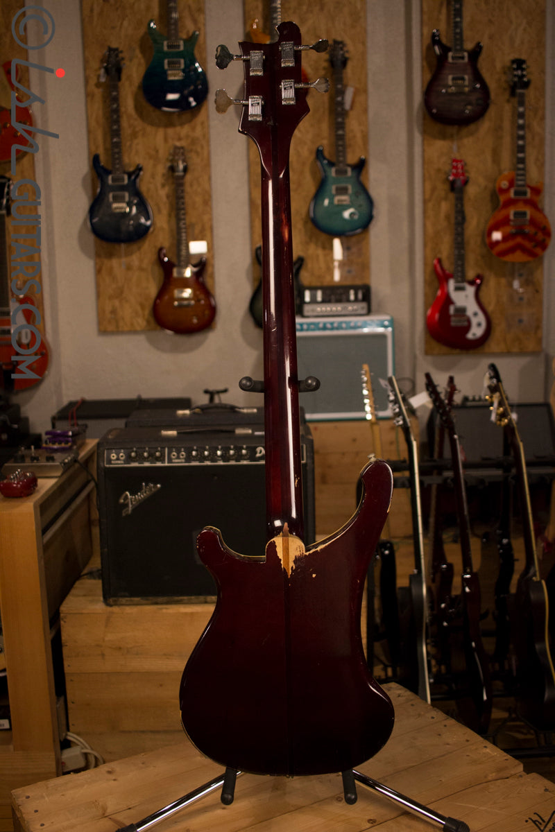1972 Rickenbacker 4001 RARE Burgundyglo Checker Binding 