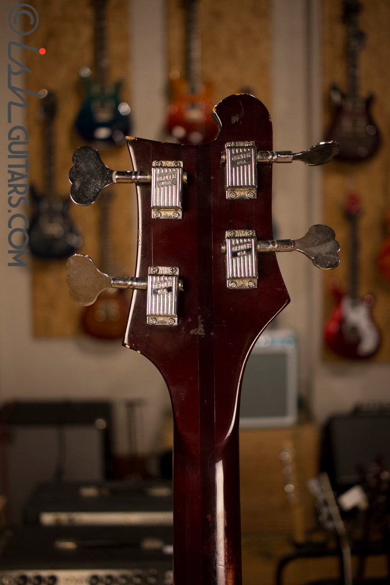 1972 Rickenbacker 4001 RARE Burgundyglo Checker Binding 