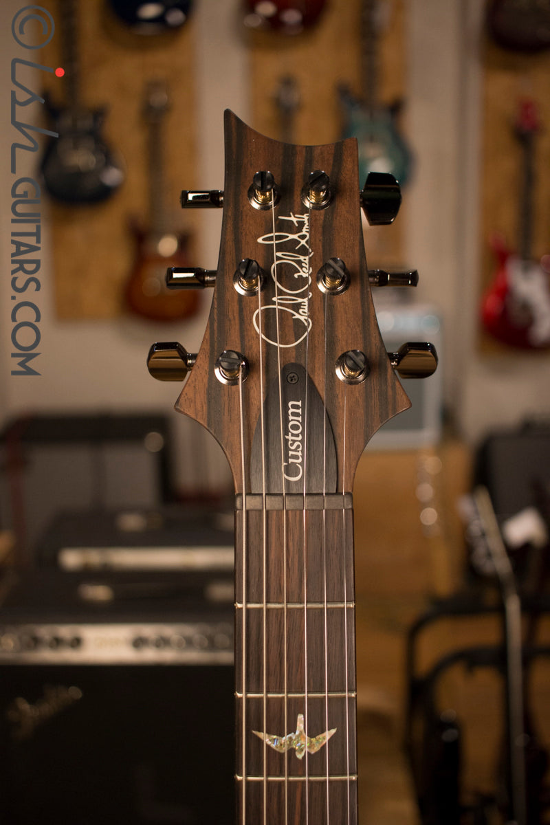 Paul Reed Smith PRS Custom 24 Semi-Hollow Wood Library Quilt Top Charcoal Burst
