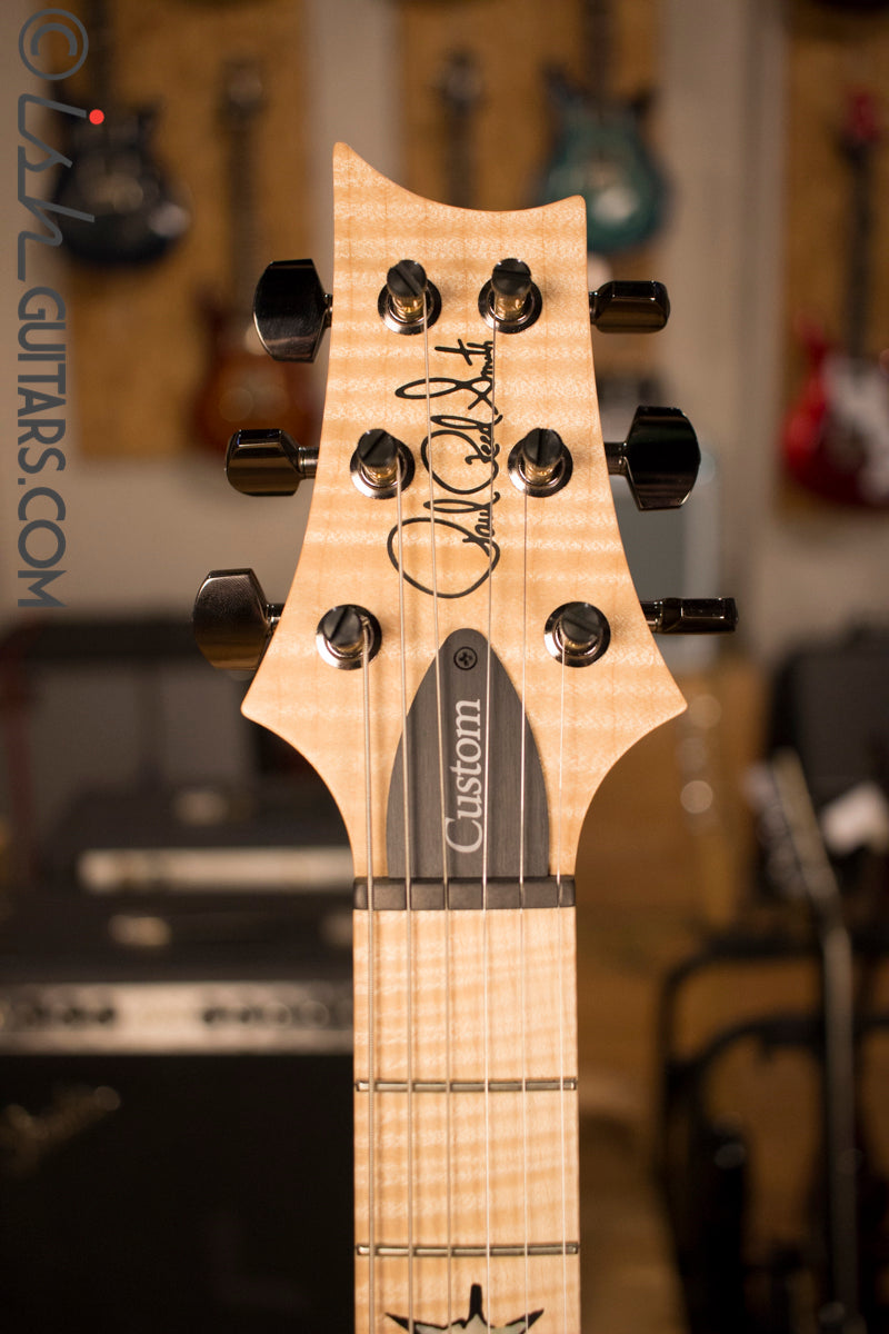 Paul Reed Smith PRS Custom 24 Semi-Hollow Wood Library Quilt Swamp Ash Charcoal