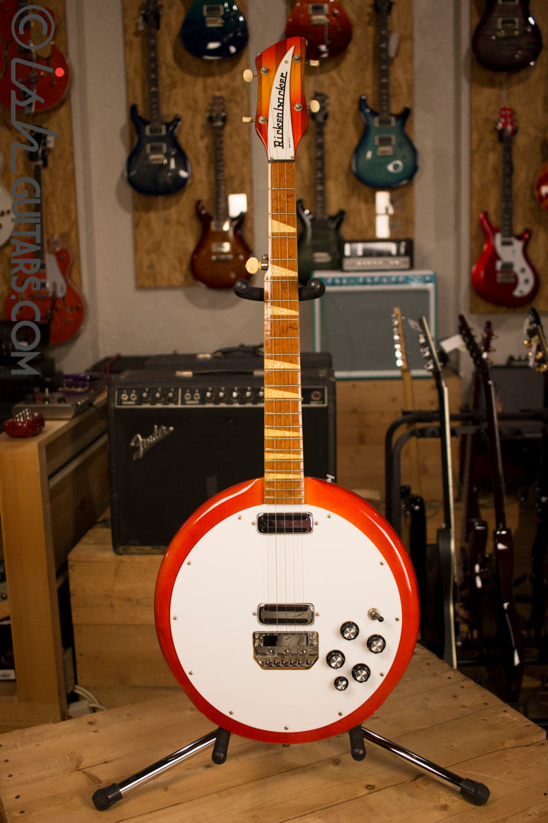 1967 Rickenbacker Bantar Banjatar Banjo Electric Guitar Hybrid Super Rare Fireglo